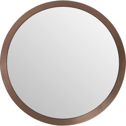 Ronde wandspiegel met afgeschuinde randen - Arezzo Coffee - Kare Design