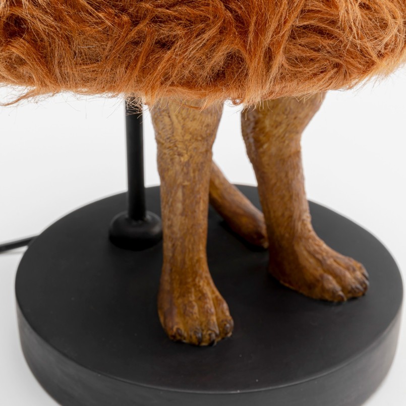 Bruine stokstaartje lamp - Dierenpluis - Kare Design