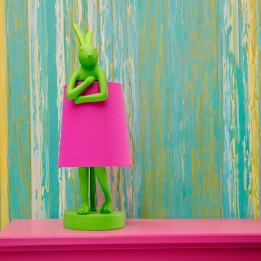 Green and pink rabbit lamp - Animal - Kare Design