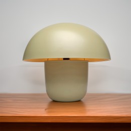 Retro lichtgroene stalen paddestoellamp - Paddestoel - Kare Design