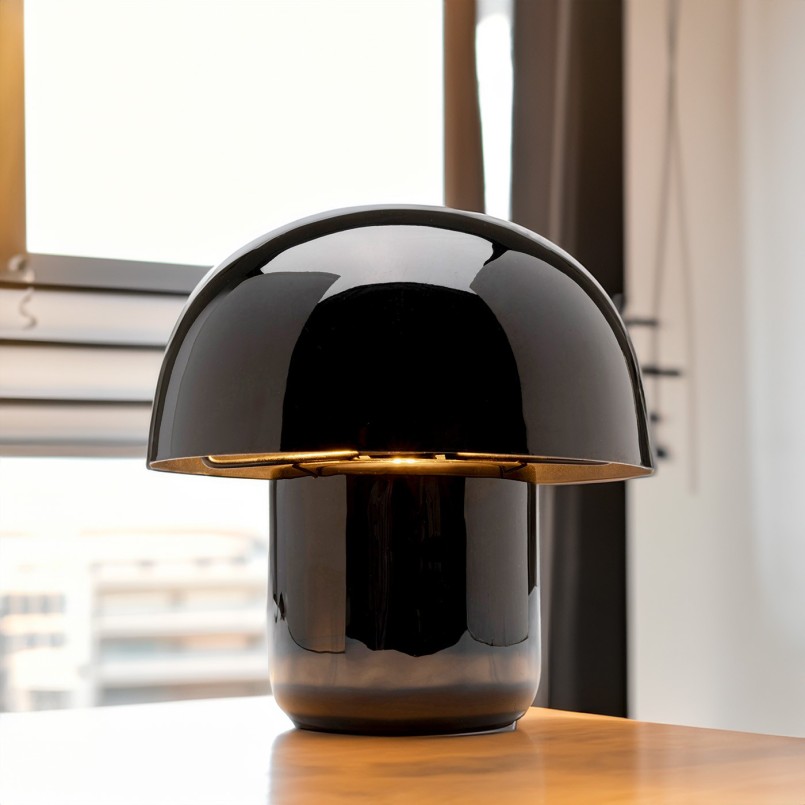 Retro black steel mushroom lamp - Mushroom - Kare Design