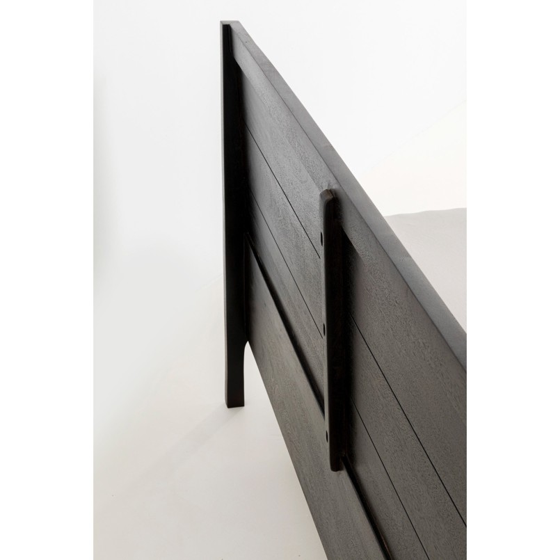 Contemporary dark wood bed - Brooklyn Walnut - Kare Design