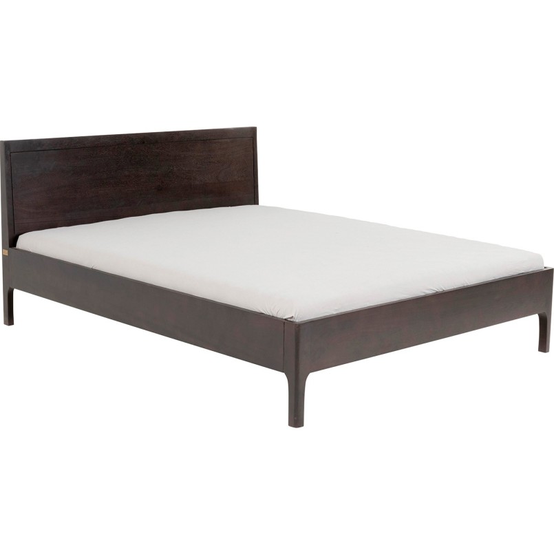Contemporary dark wood bed - Brooklyn Walnut - Kare Design