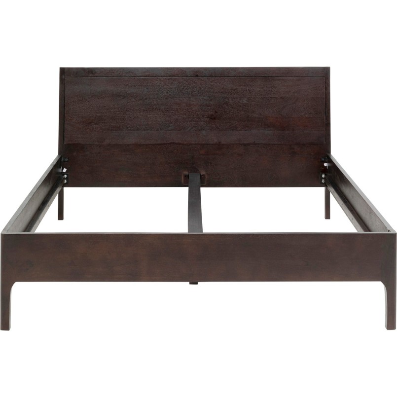 Contemporary dark wood bed - Brooklyn Walnut - Kare Design