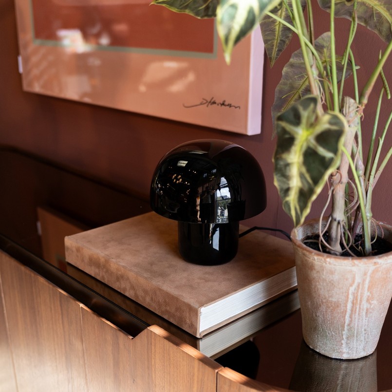 Retro black steel mushroom lamp - Mushroom - Kare Design