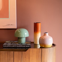 Retro blauwe stalen paddestoel lamp - Paddestoel - Kare Design