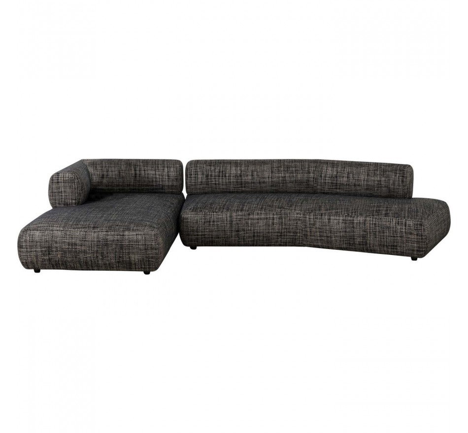 Corner Sofa Bow left black and white Kare Design Corner Sofa Bow left black and white Kare Design