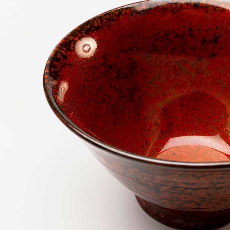 Rood en zwart aardewerk kommen - Ari - Kare Design