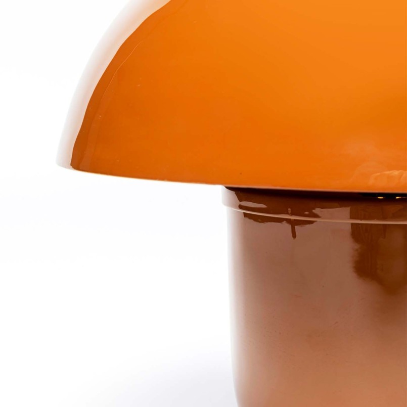 Brown retro lamp - Mushroom - Kare Design