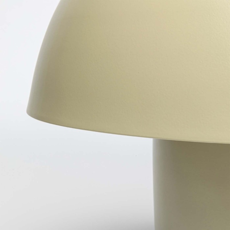 Retro lichtgroene stalen paddestoellamp - Paddestoel - Kare Design