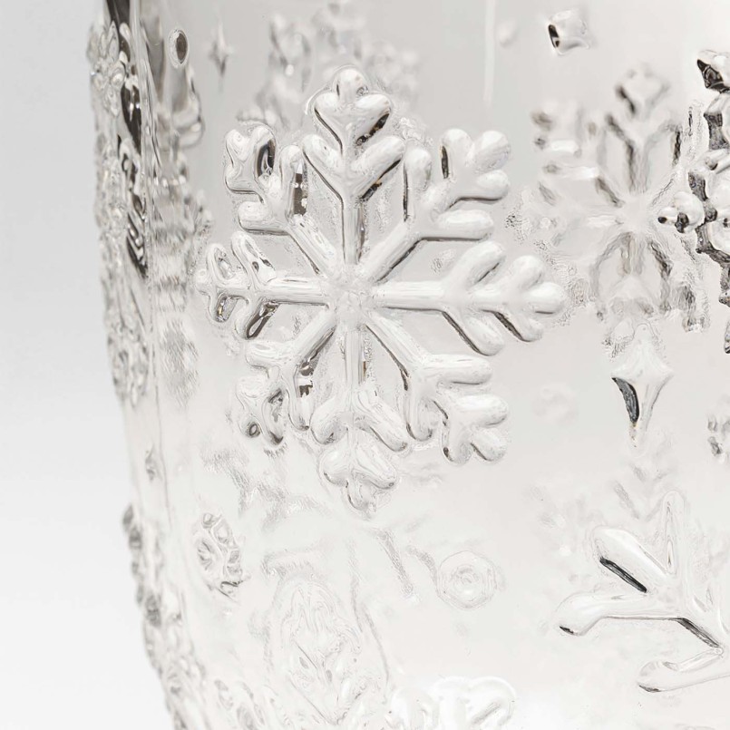 Wijnglazen met sneeuwvlokjes - Ice Flowers - Kare Design
