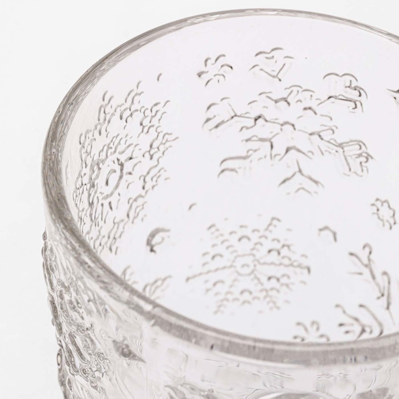 Waterglazen met sneeuwvlokken in reliëf - Ice Flowers - Kare Design
