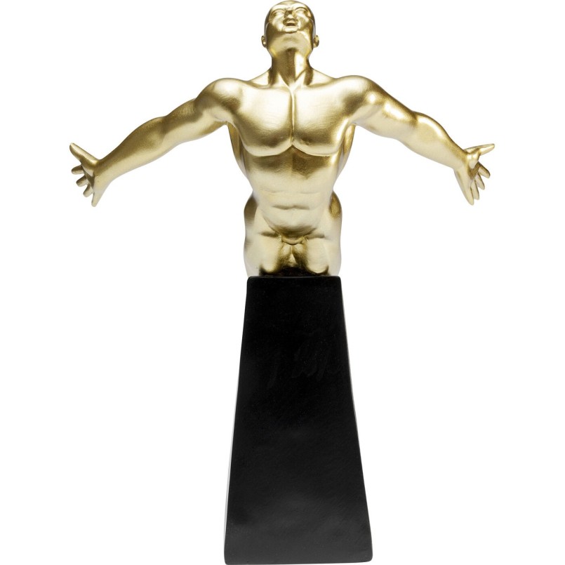 Figurine décorative Jumper doré 37cm