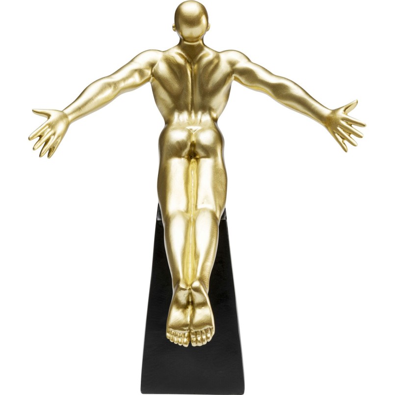 Figurine décorative Jumper doré 37cm