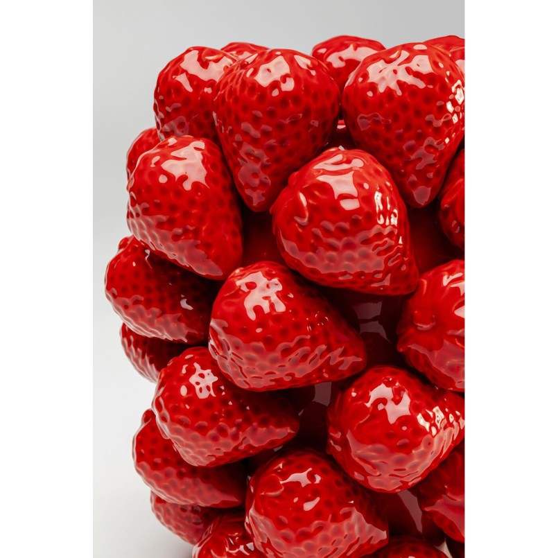 Vase Strawberries rouge 24cm