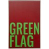 Groen en paars kunstwerk - Groene vlag - Kare Design
