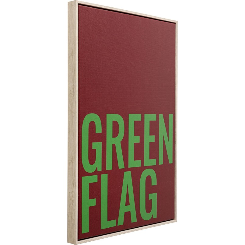 Green and purple chalkboard - Green Flag - Kare Design