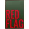 Groen en rood krijtbord - Rode vlag - Kare Design