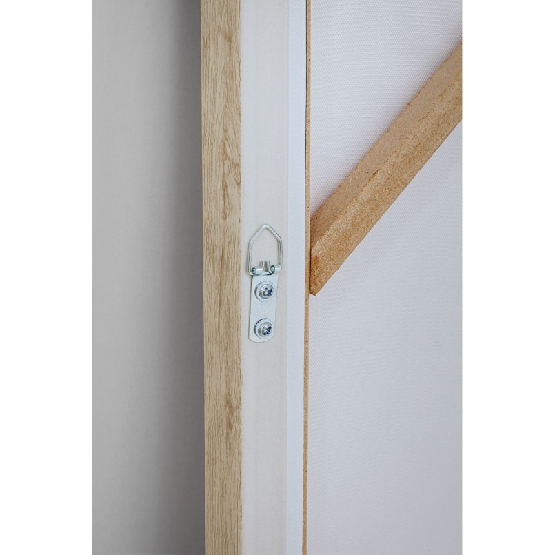 Rood en blauw vierkant bord - Geld nodig - Kare Design