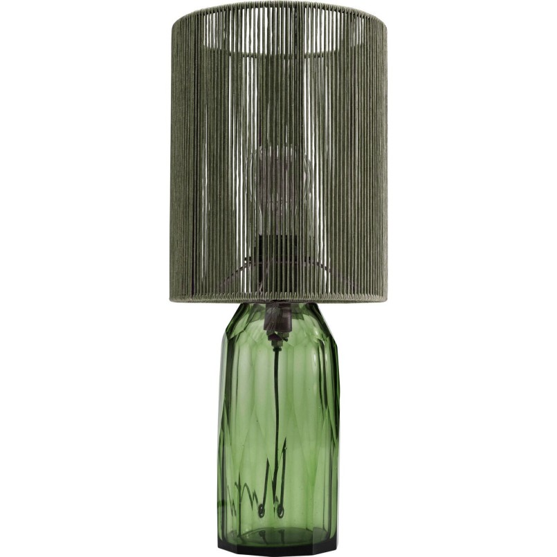 Groene lamp van glas en stofdraden - Veccio - Kare Design