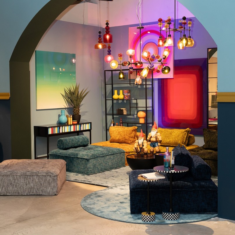 Black contemporary shelf - Loft - Kare Design