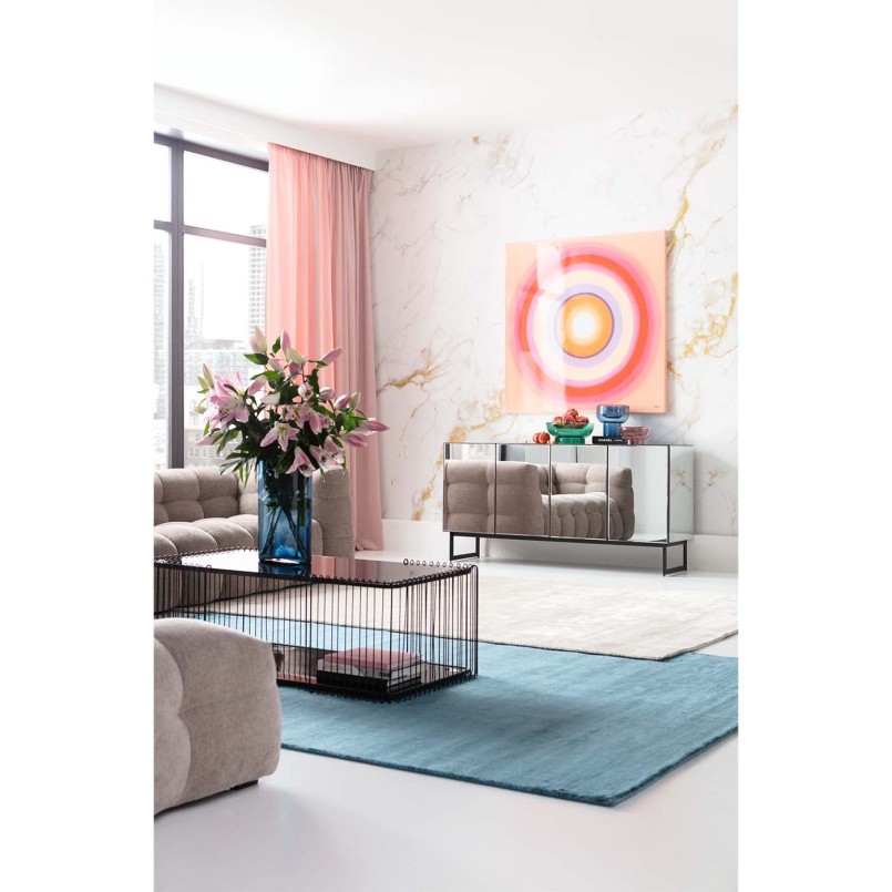 Black mirror sideboard - Soran - Kare Design