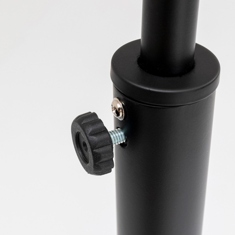 Matte black steel arc floor lamp - Lounge - Kare Design