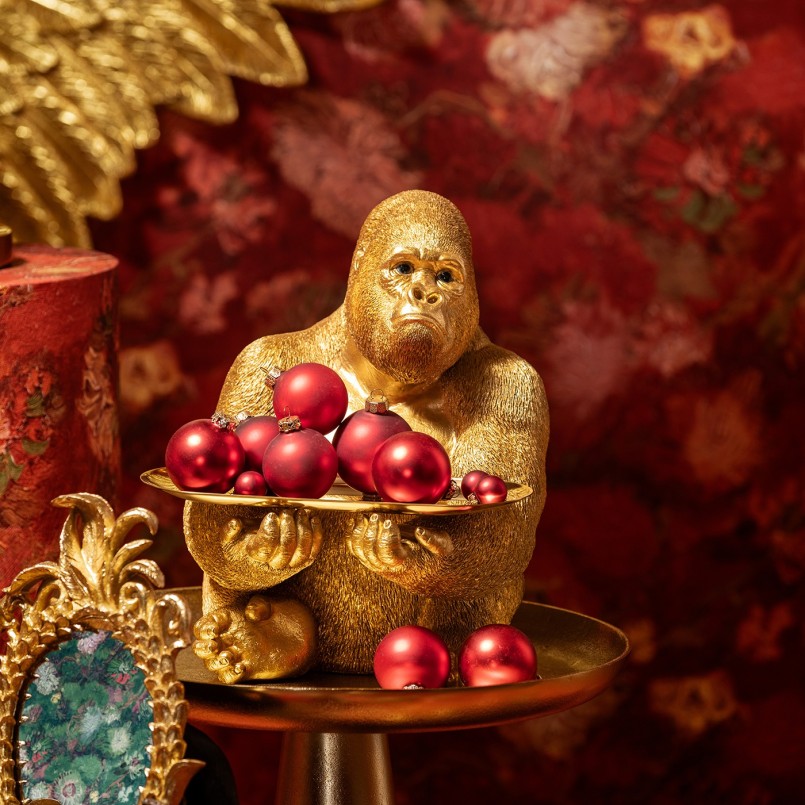 Deco gold gorilla butler Kare Design