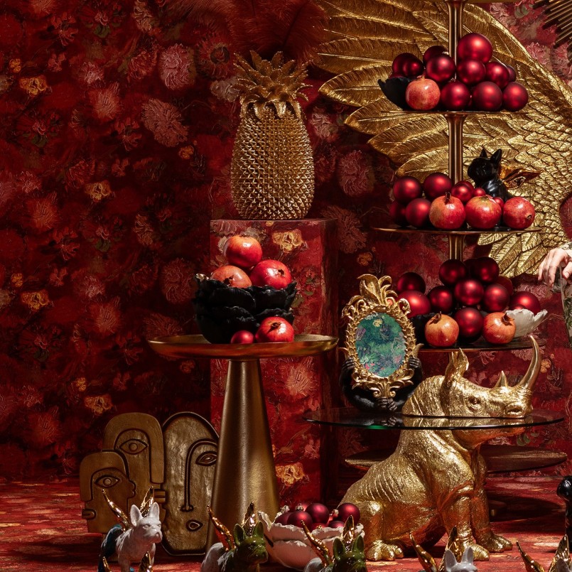 Golden pineapple vase - Kare Design