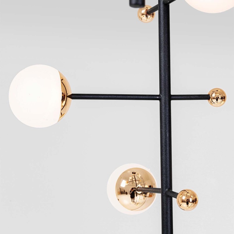 Modern black hanging lamp - Trapez - Kare Design