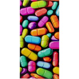 Tableau sur toile Pastilla colore 70x140cm