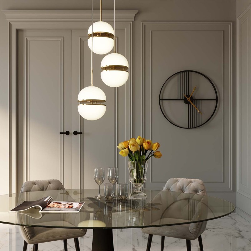 Ovale gerookt glazen eettafel - Grande Possibilita - Kare Design