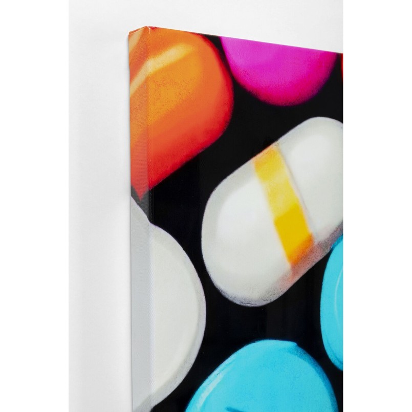Tableau sur toile Pastilla Stripes 70x140cm