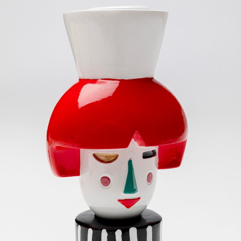 Circus woman bust candlestick - Kare Design