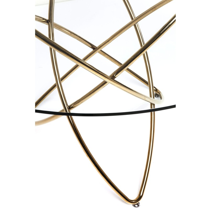 Table Molekular dorée Ø120cm