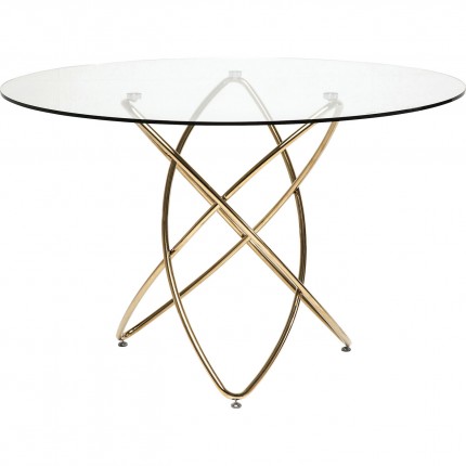 Table Molekular Ø120cm gold Kare Design Table Molekular Ø120cm gold Kare Design