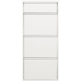 Meuble à chaussures Caruso 3+1 blanc