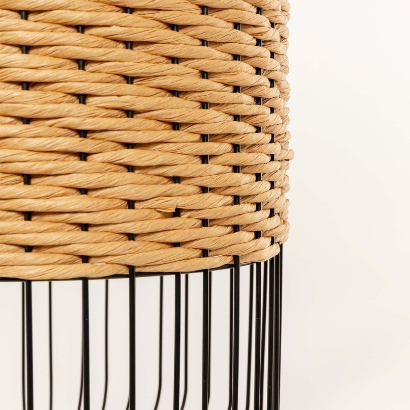 Hanglamp van rotan en staal - Aloha - Kare Design