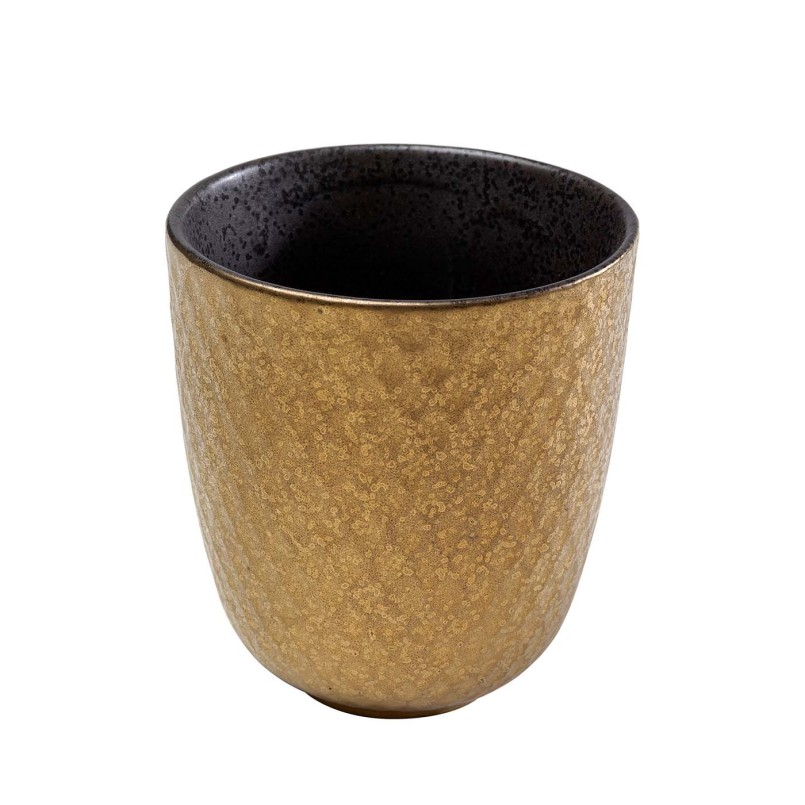 Gouden en grijze porseleinen kopjes - Diva - Kare Design