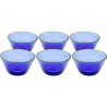 Kommen Bubbles blauw (6/set) Kare Design