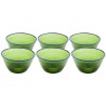 Bowl Bubbles green (6/set) Kare Design