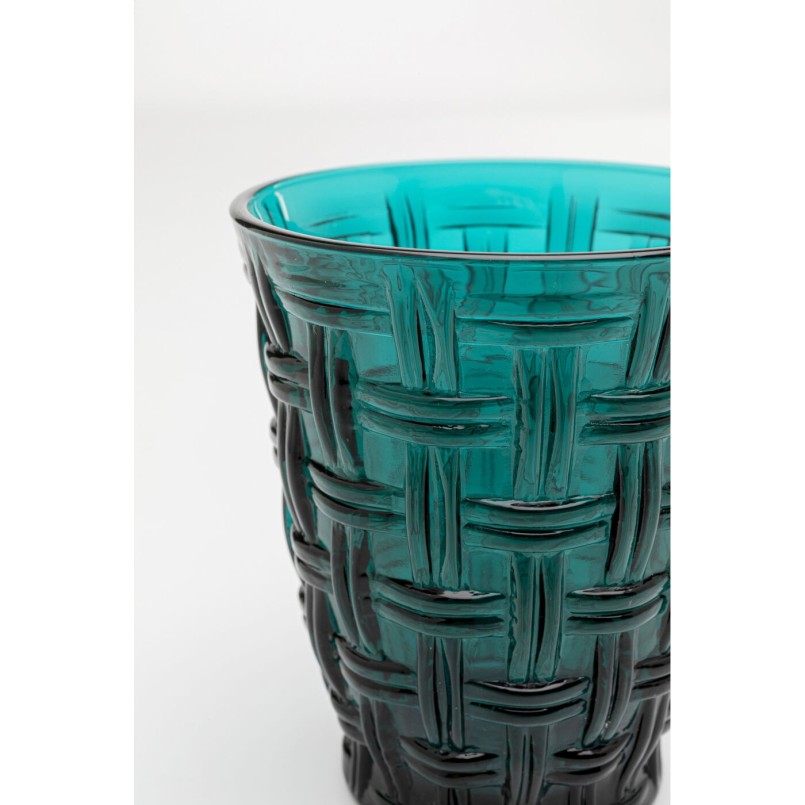Verre à eau Tissue pétrole10cm