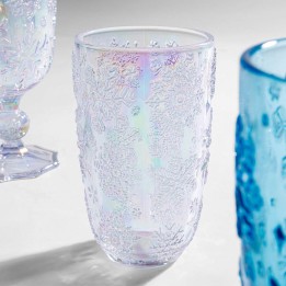 Waterglazen glas 6/set  - Ice Flowers Colore - Kare Design