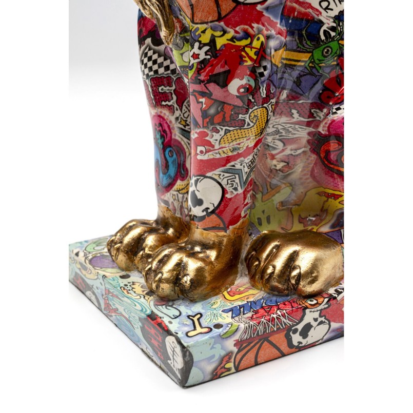 Figurine décorative Graffiti King Lion 29cm