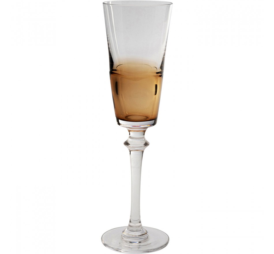 Champagneglazen Mimi amber (4/set) Kare Design Champagneglazen Mimi amber (4/set) Kare Design