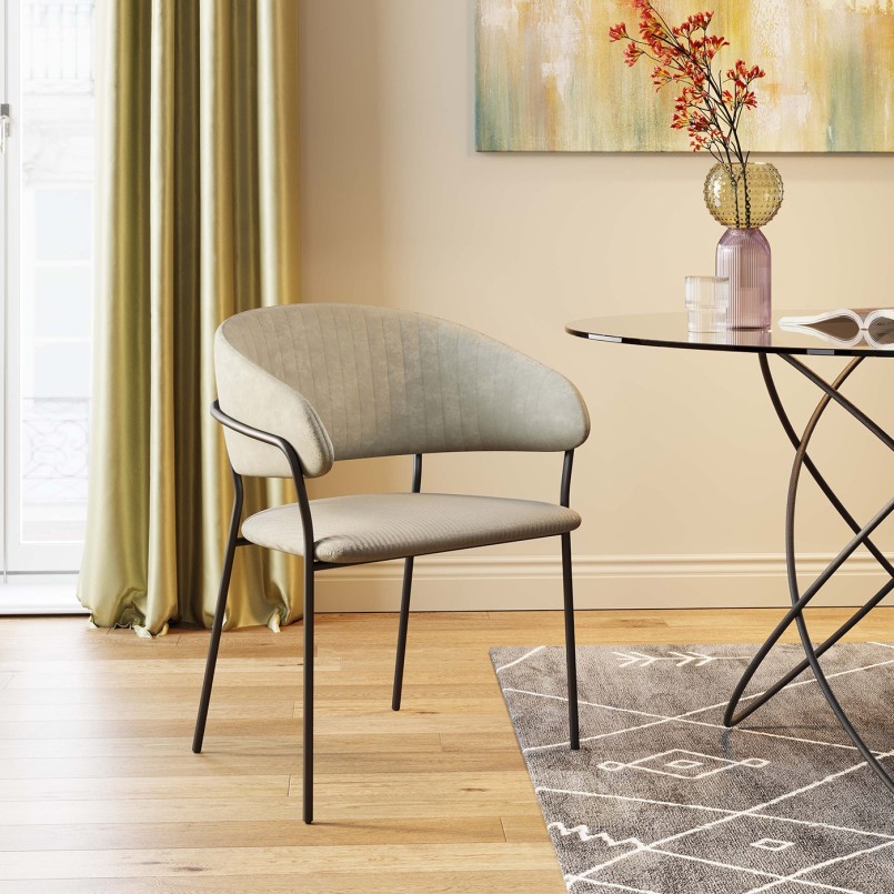 Table Molekular Ø120cm black Kare Design