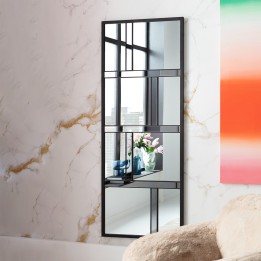 Zwarte wandspiegel - Brick - Kare Design