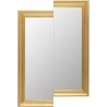 Asymmetrische gouden spiegel - Double Vision - Kare Design