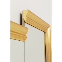 Asymmetrical gold mirror - Double Vision - Kare Design