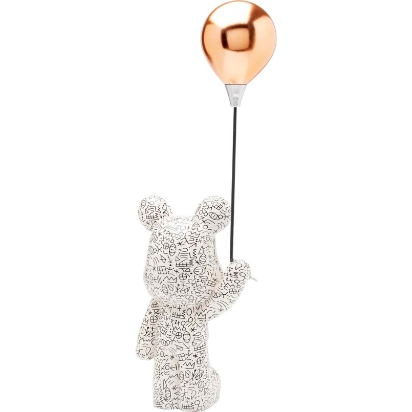 Decorating a graffiti bear with a balloon - Kare Design